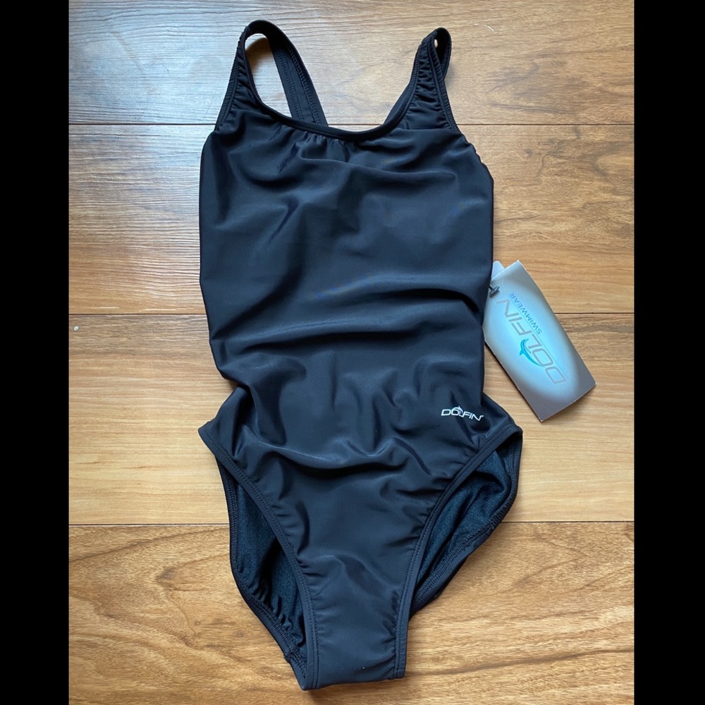 NWT Black Dolphin One Piece Swimsuit - Size 32
